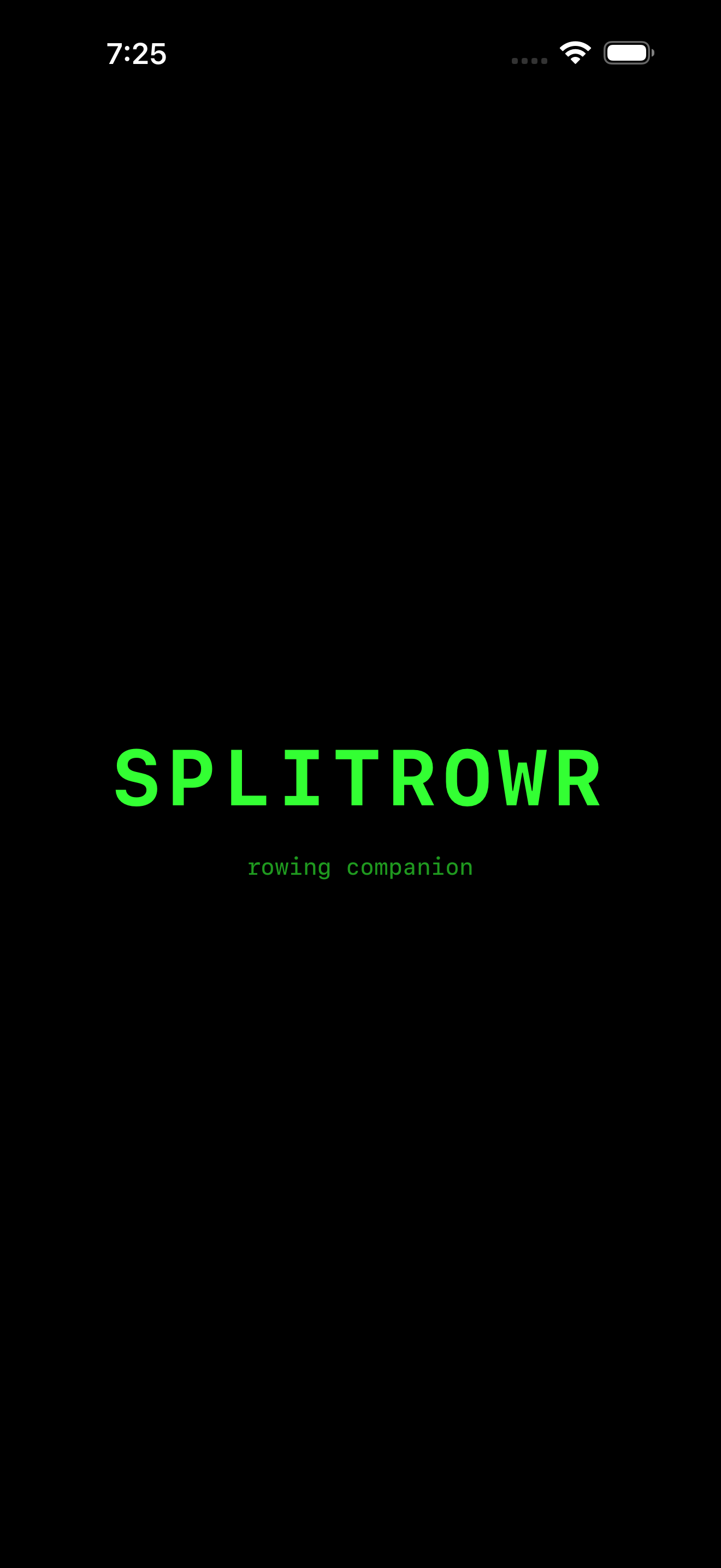 SplitRowr Splash